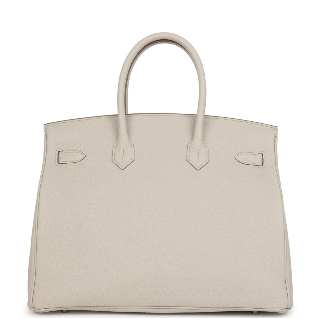 Hermes Birkin 35 Beton Togo Palladium Hardware