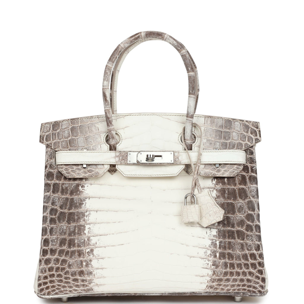 Hermes Birkin 30 Himalaya Niloticus Crocodile Palladium Hardware