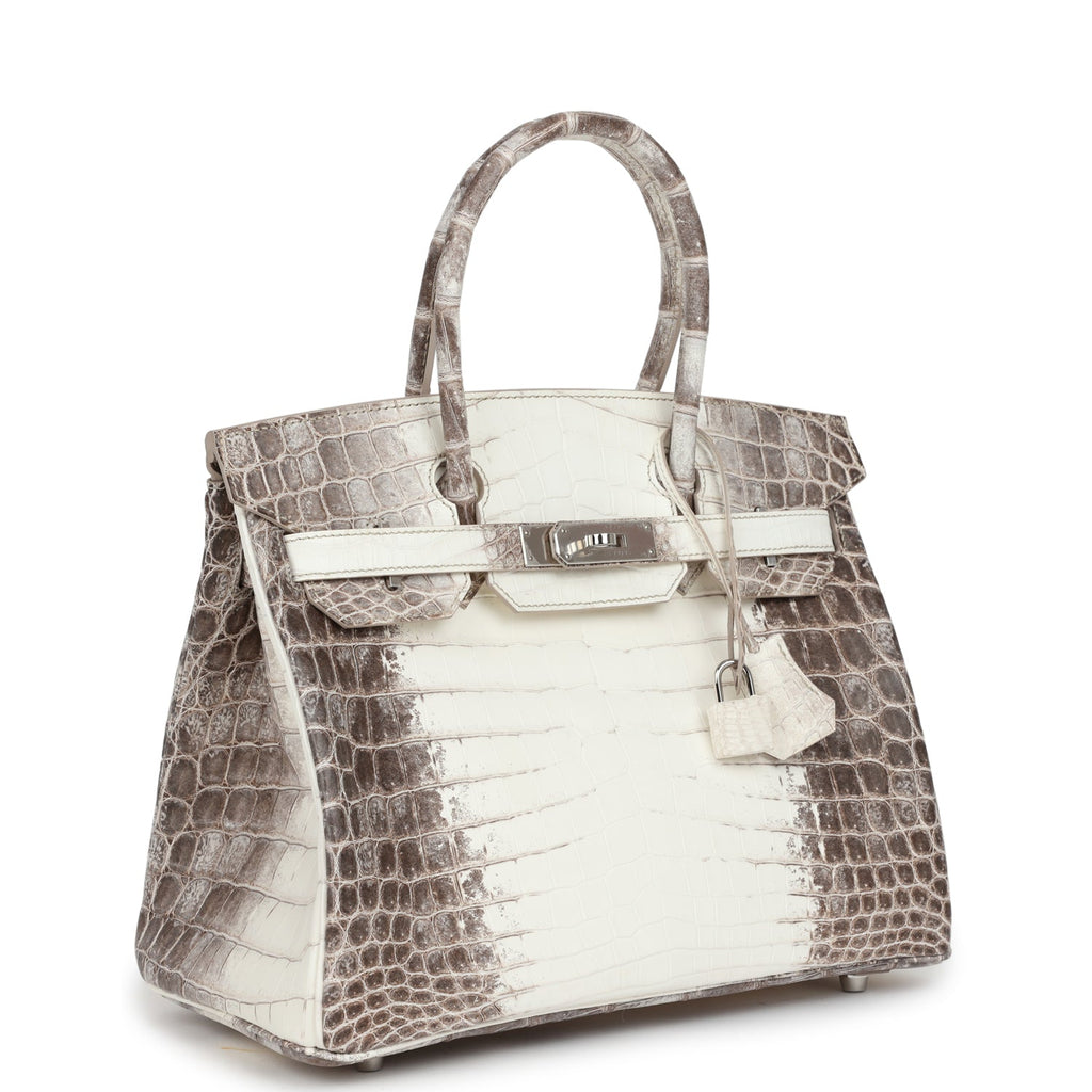 Hermes Birkin 30 Himalaya Niloticus Crocodile Palladium Hardware