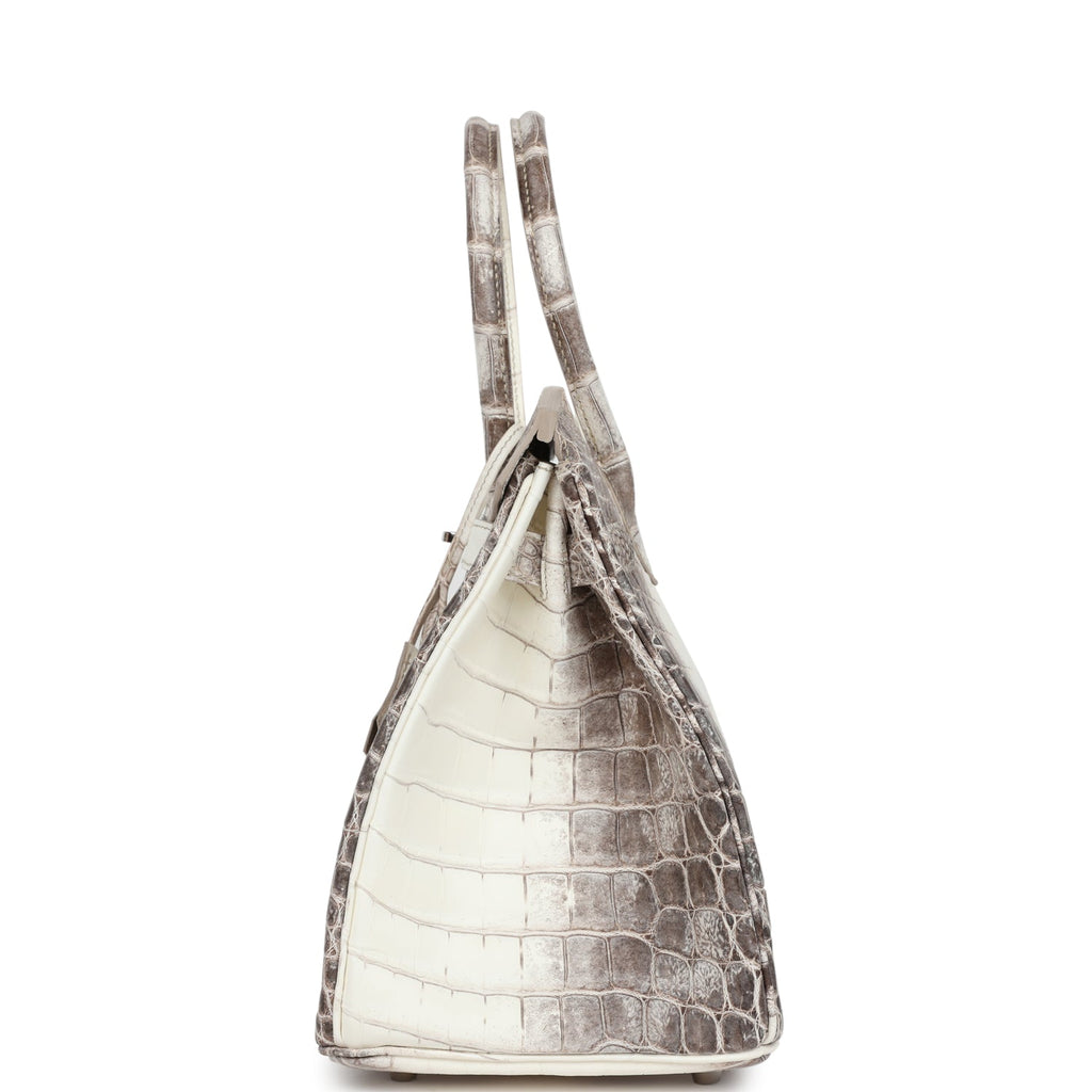 Hermes Birkin 30 Himalaya Niloticus Crocodile Palladium Hardware