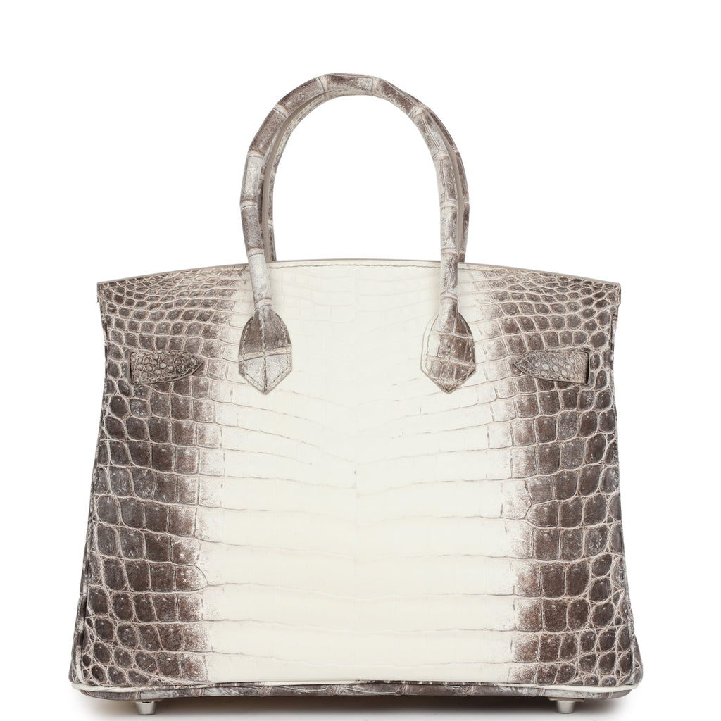 Hermes Birkin 30 Himalaya Niloticus Crocodile Palladium Hardware