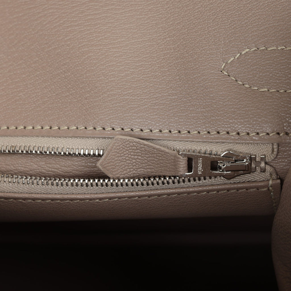Hermes Birkin 30 Himalaya Niloticus Crocodile Palladium Hardware