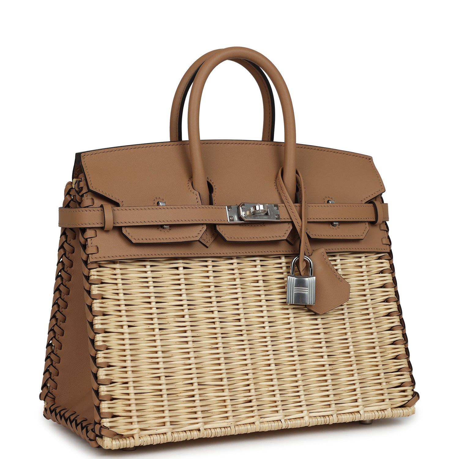 Hermes Picnic Birkin Sellier 25 Chai Swift Palladium Hardware