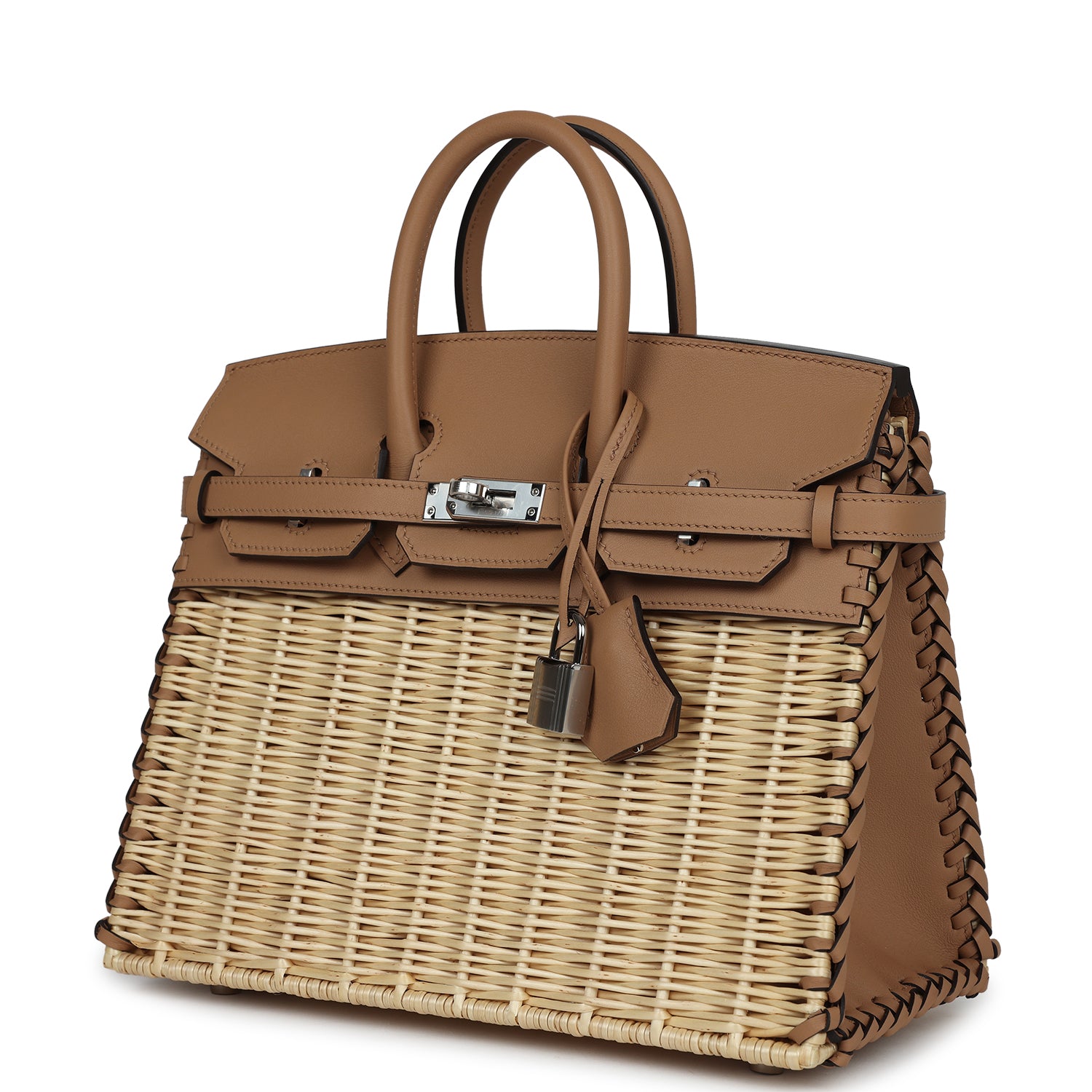 Hermes Picnic Birkin Sellier 25 Chai Swift Palladium Hardware