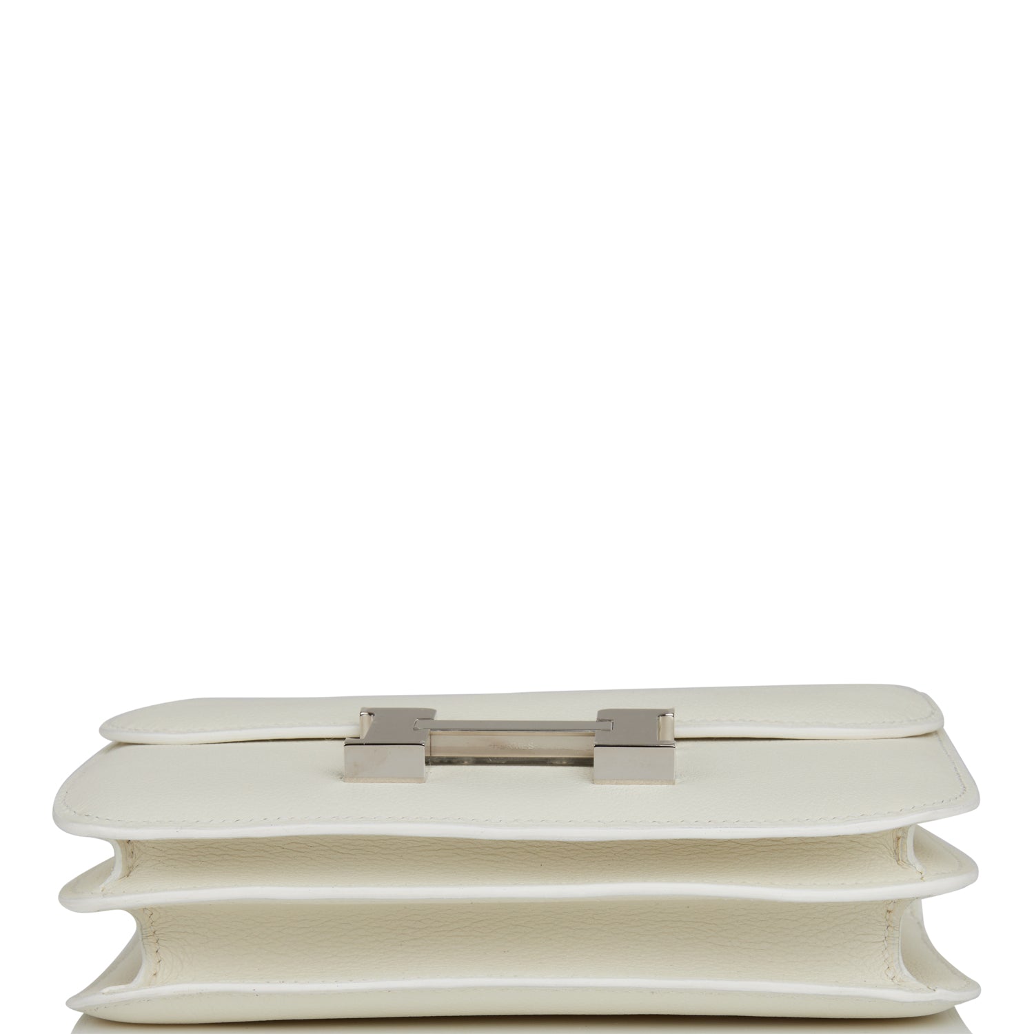 Hermes Constance 18 White Evercolor Palladium Hardware