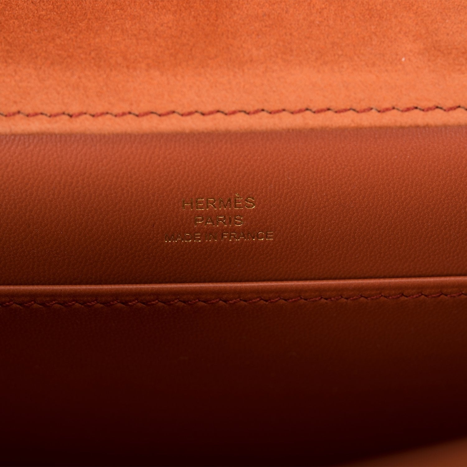 Hermes Paprika Doblis Mini Constance 18cm Gold Hardware