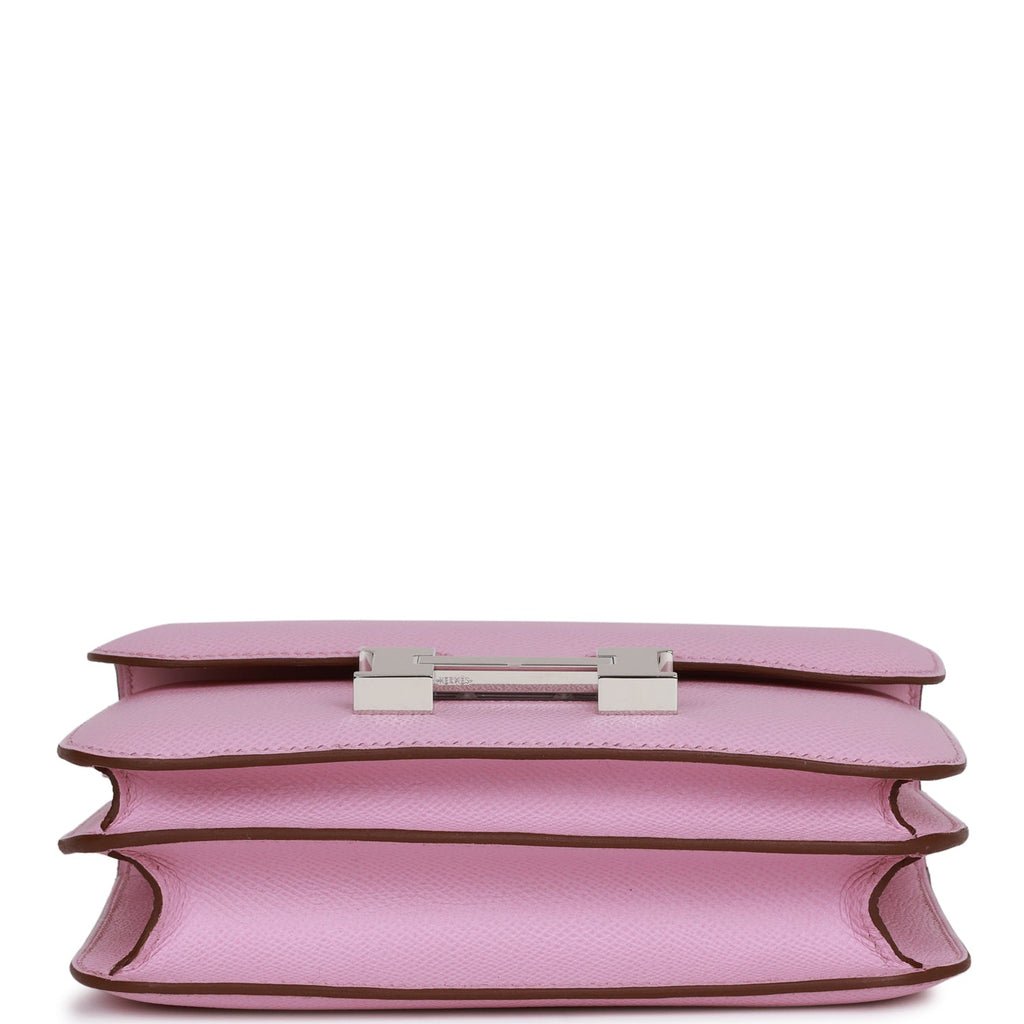 Hermes Constance 18 Mauve Sylvestre Epsom Palladium Hardware
