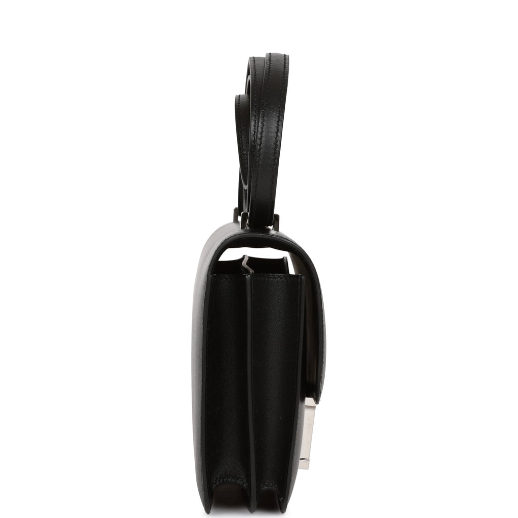Hermes Constance 18 Black Tadelakt Palladium Hardware