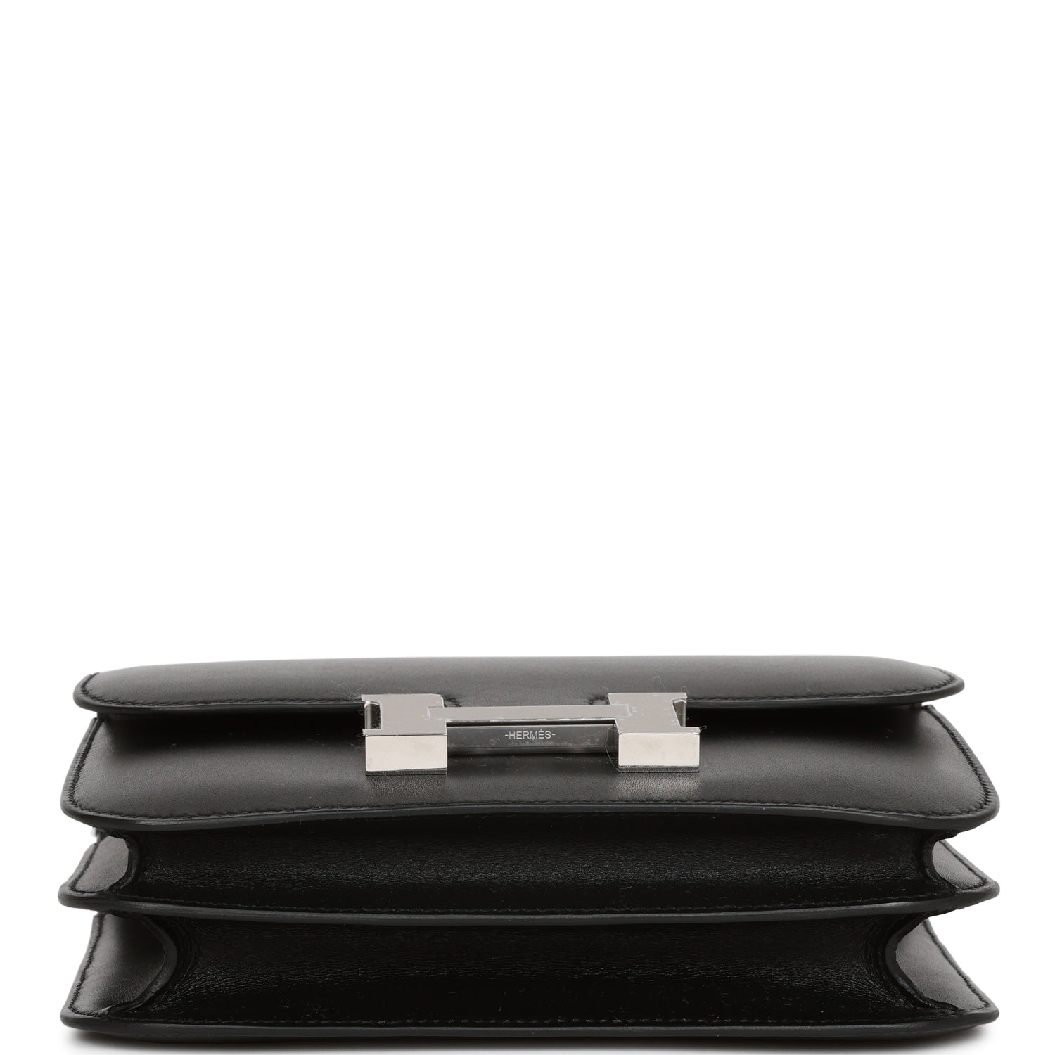 Hermes Constance 18 Black Tadelakt Palladium Hardware