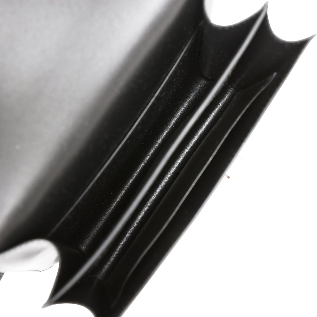 Hermes Constance 18 Black Tadelakt Palladium Hardware