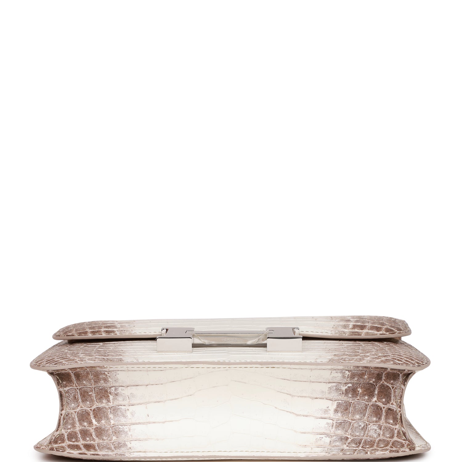 Hermes Constance 1-24 Himalaya Matte Niloticus Crocodile Palladium Hardware