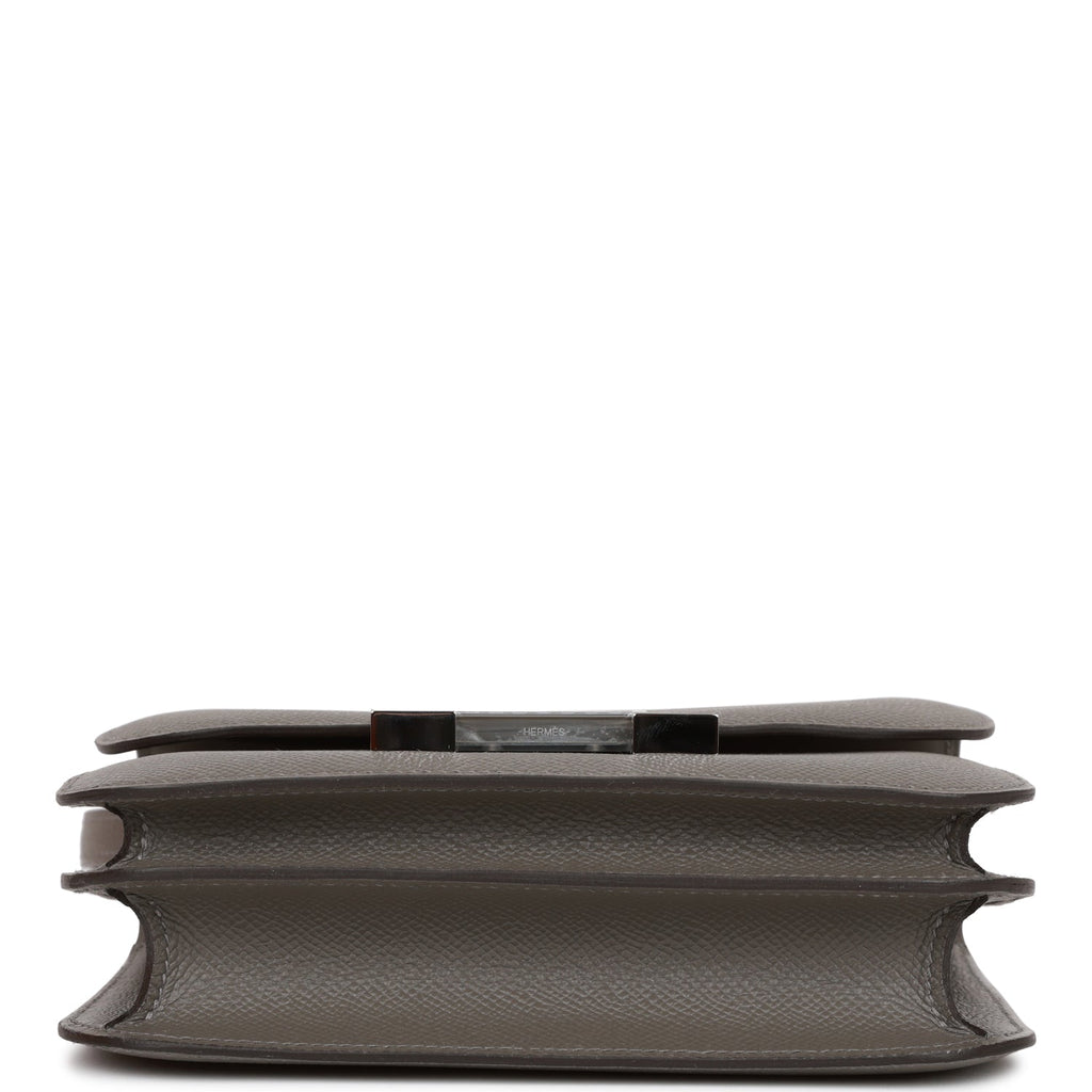 Hermes Constance 18 Gris Meyer Epsom Palladium Hardware