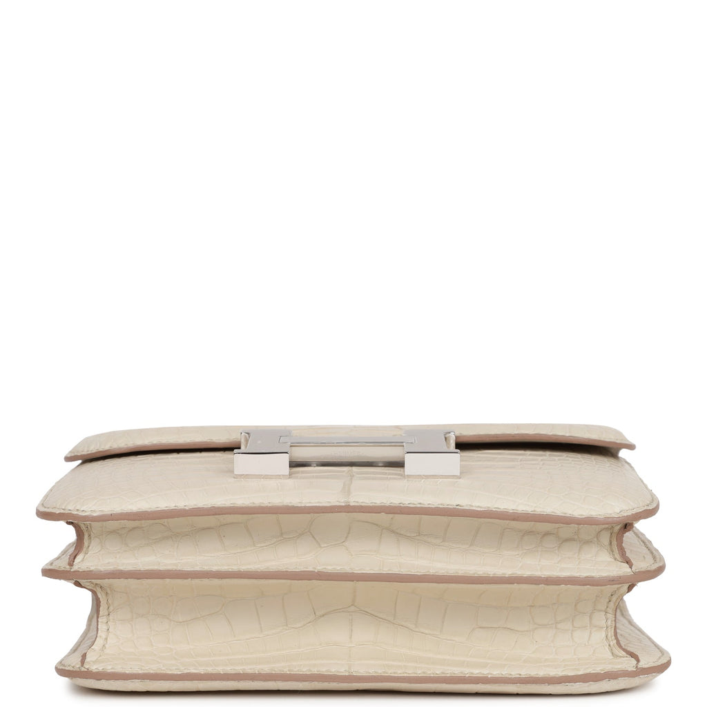 Hermes Constance 18 Beton Matte Alligator Palladium Hardware