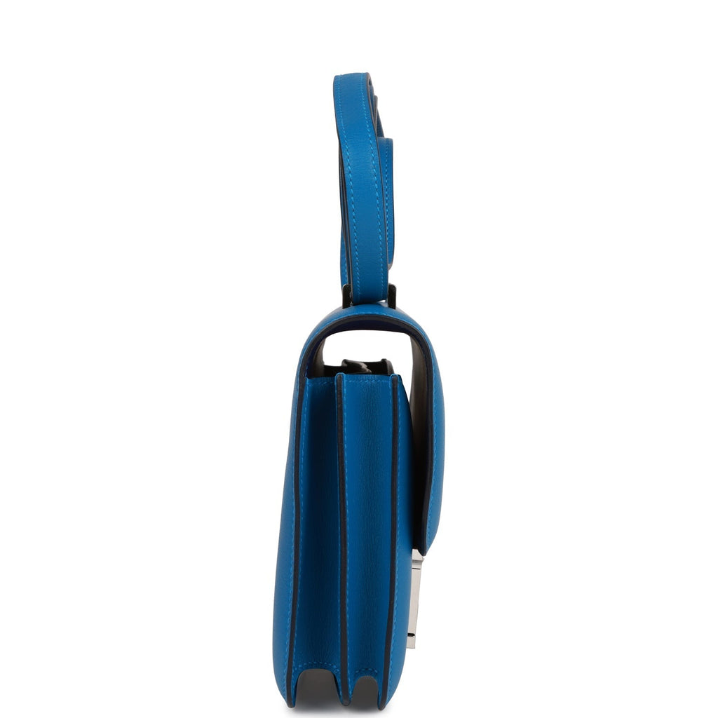 Hermes Constance 18 Mykonos Verso Evercolor Palladium Hardware