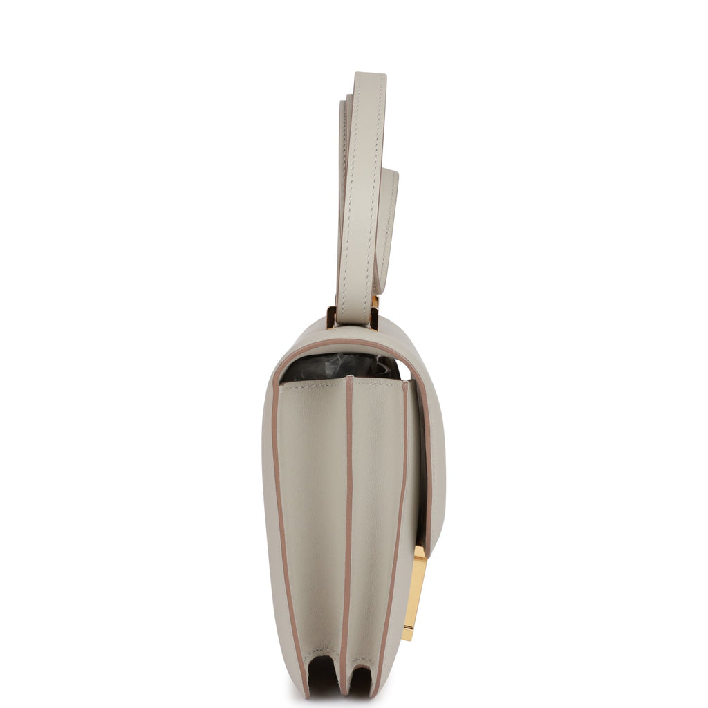 Hermes Constance 18 Gris Perle Swift Gold Hardware