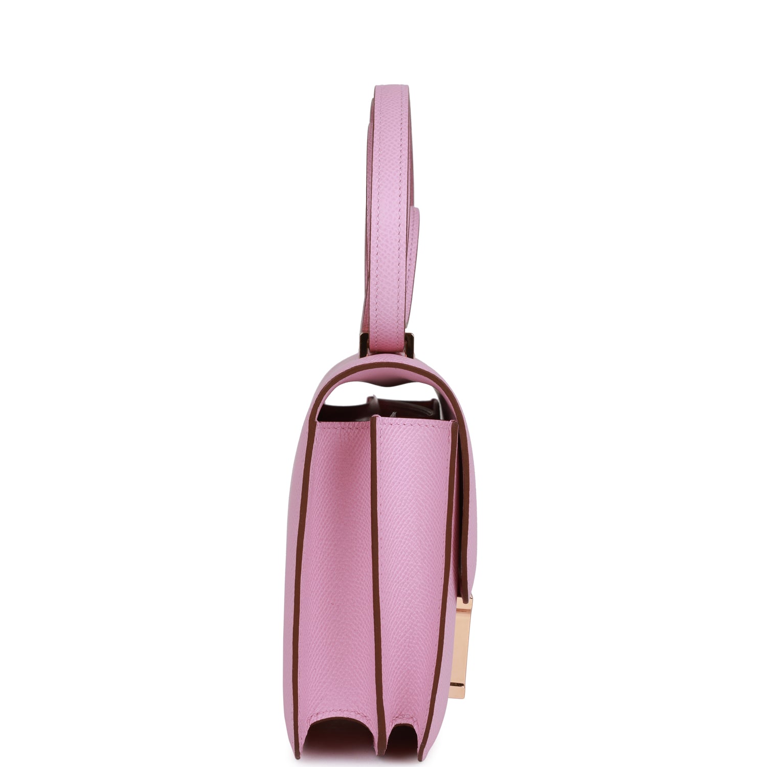 Hermes Constance 18 Mauve Sylvestre Epsom Rose Gold Hardware