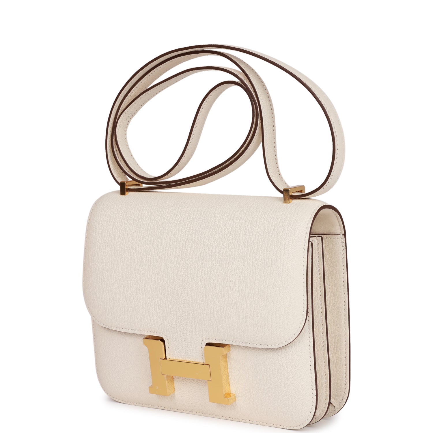 Hermes Constance 18 Nata Chevre Mysore Gold Hardware