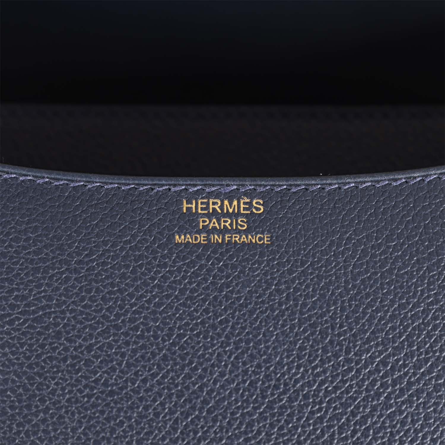 Hermes Constance 24 Bleu Nuit Evercolor Gold Hardware