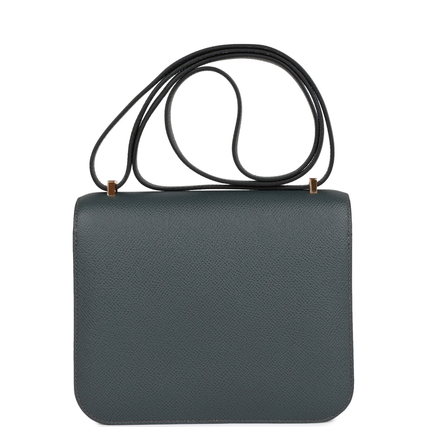 Pre-loved Hermes Constance 18 Bleu Orage Epsom Gold Hardware
