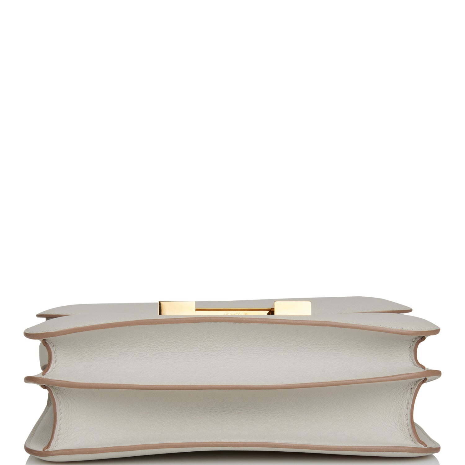 Pre-owned Hermes Constance 24 Gris Perle Evercolor Gold Hardware