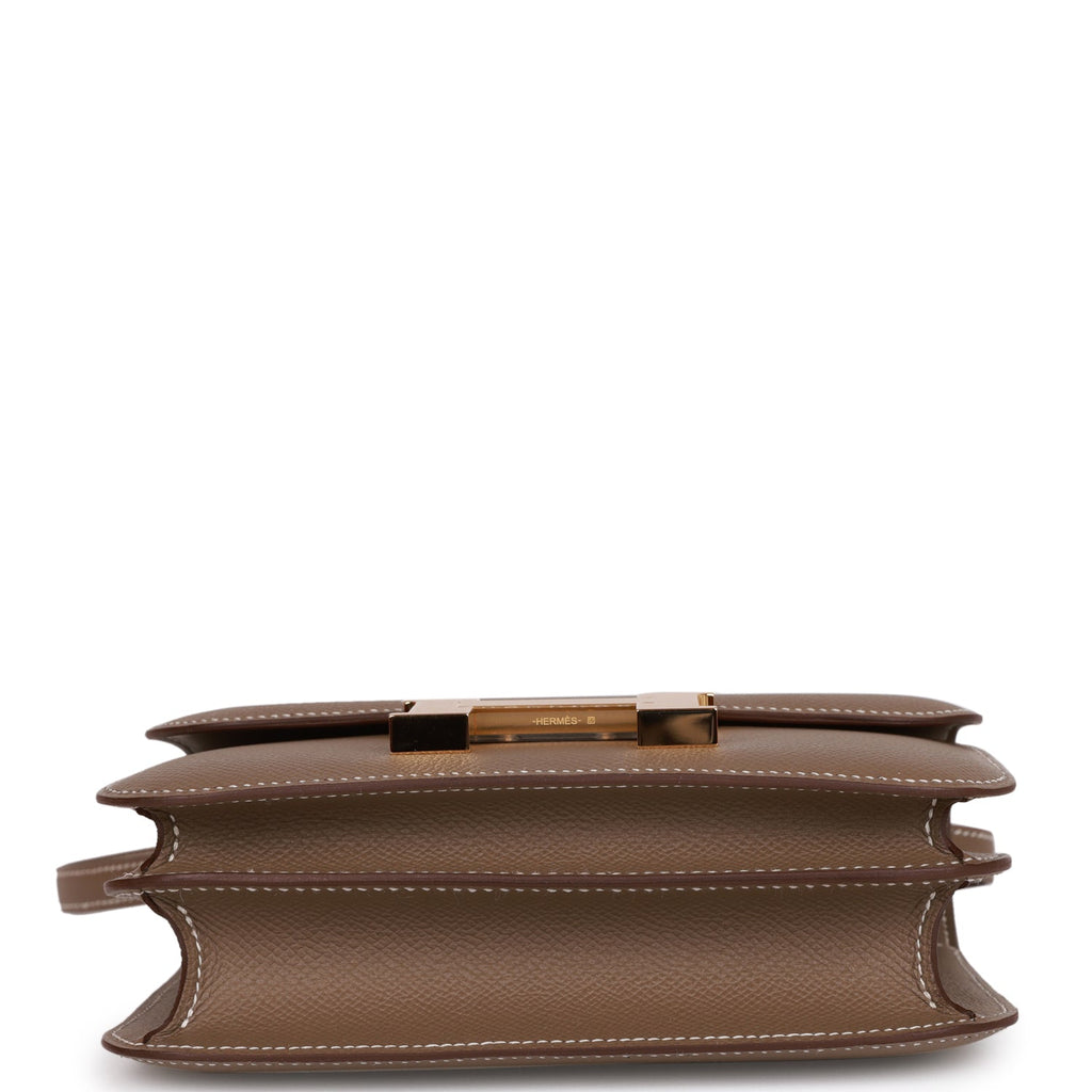 Hermes Constance 18 Etoupe Epsom Gold Hardware