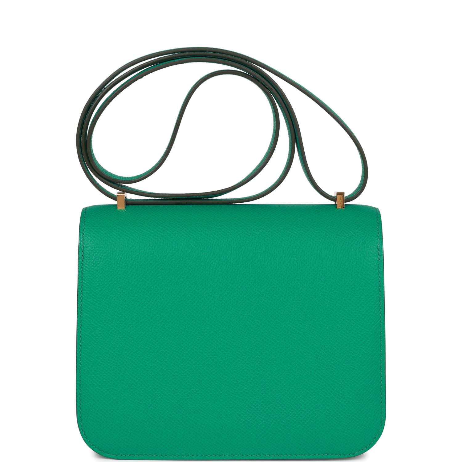 Hermes Constance 18 Vert Jade Epsom Gold Hardware