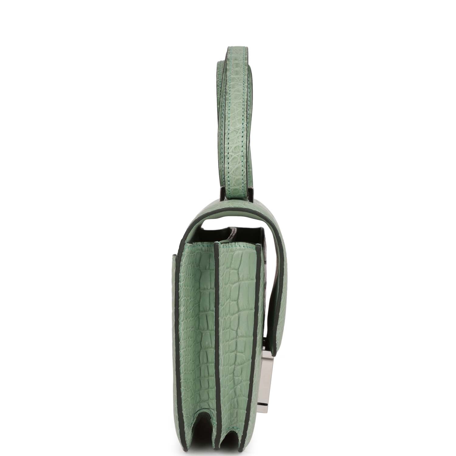 Hermes Constance 1-18 Vert D'Eau Matte Alligator Palladium Hardware - Payment 1 Deposit