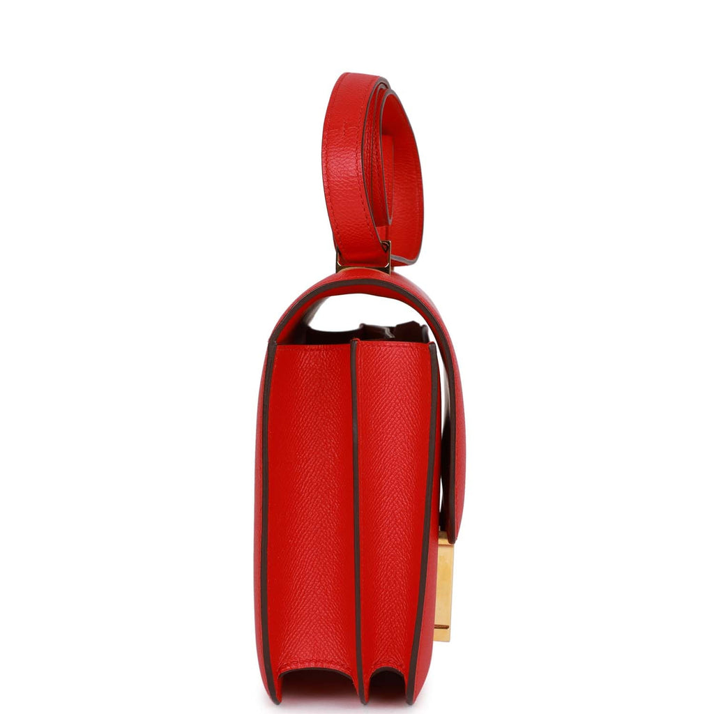 Hermès Constance 24 Rouge de Coeur Epsom Gold Hardware