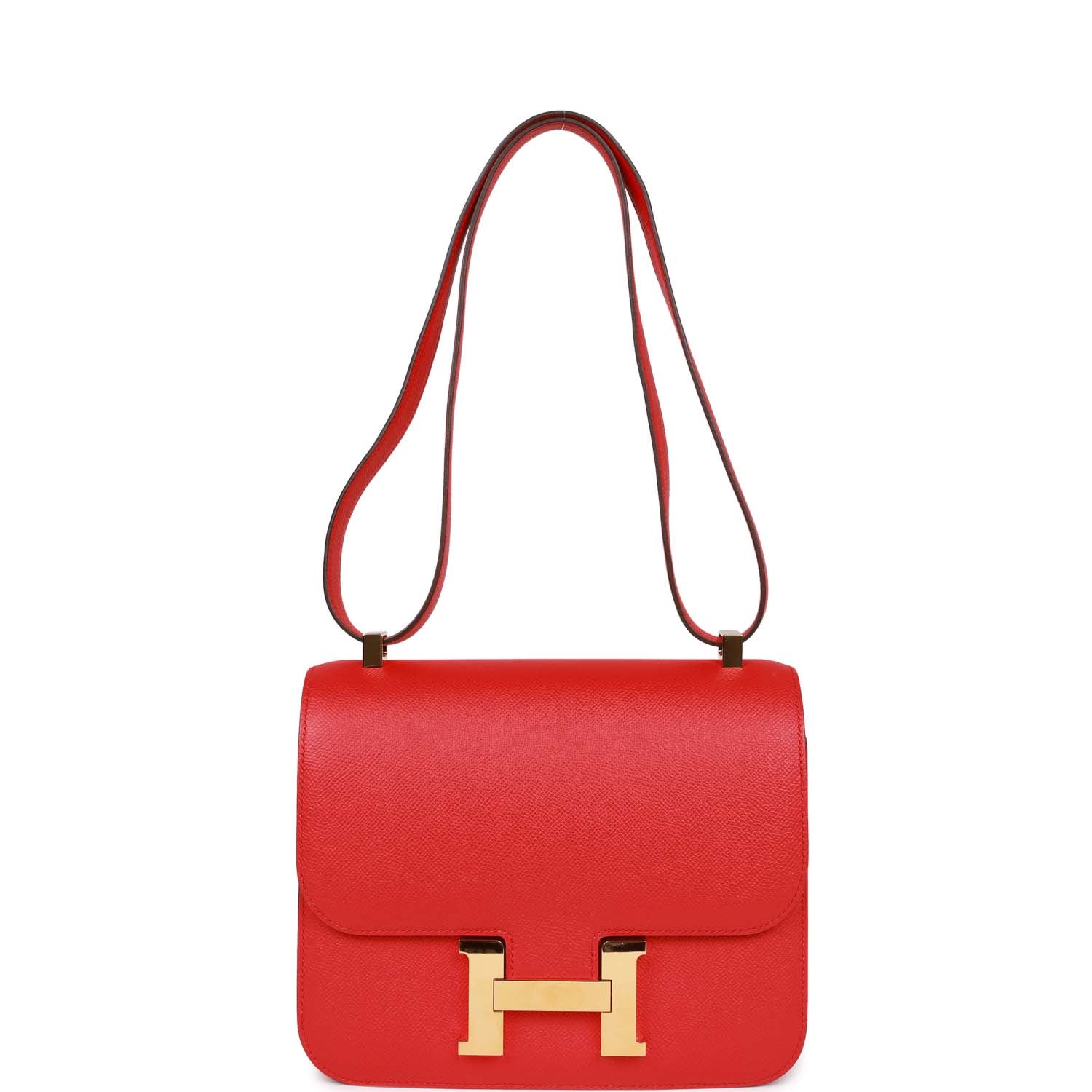 Hermès Constance 24 Rouge de Coeur Epsom Gold Hardware