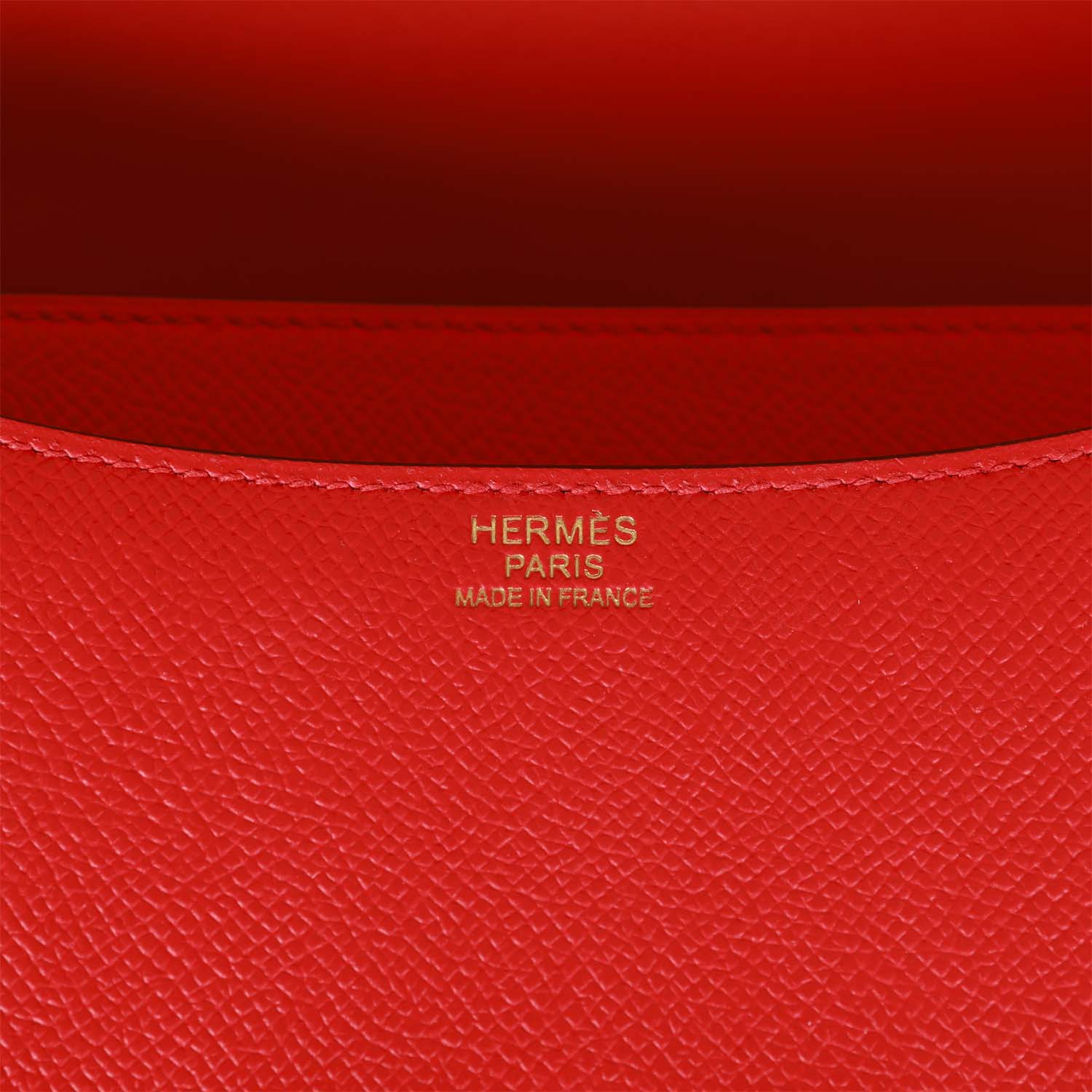 Hermès Constance 24 Rouge de Coeur Epsom Gold Hardware