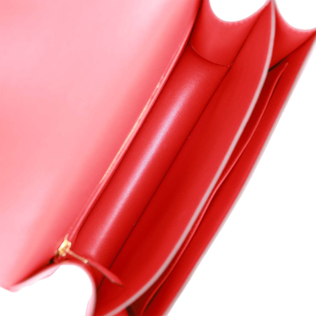 Hermès Constance 24 Rouge de Coeur Epsom Gold Hardware