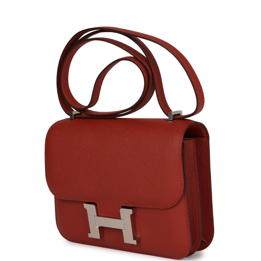 Hermes Constance 18 Rouge Venetian Epsom Palladium Hardware