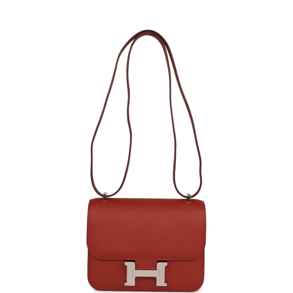 Hermes Constance 18 Rouge Venetian Epsom Palladium Hardware