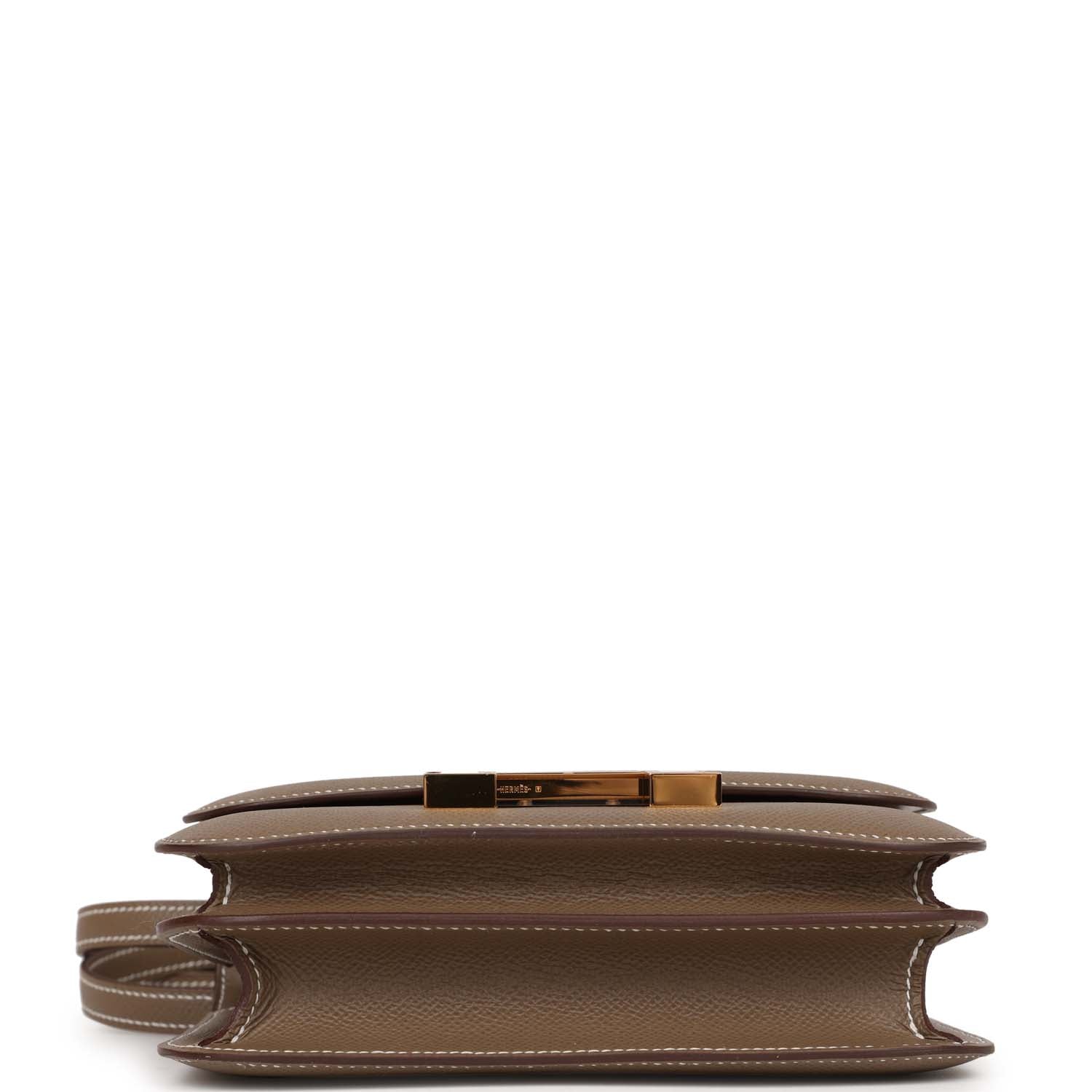 Hermes Constance 18 Etoupe Epsom Gold Hardware