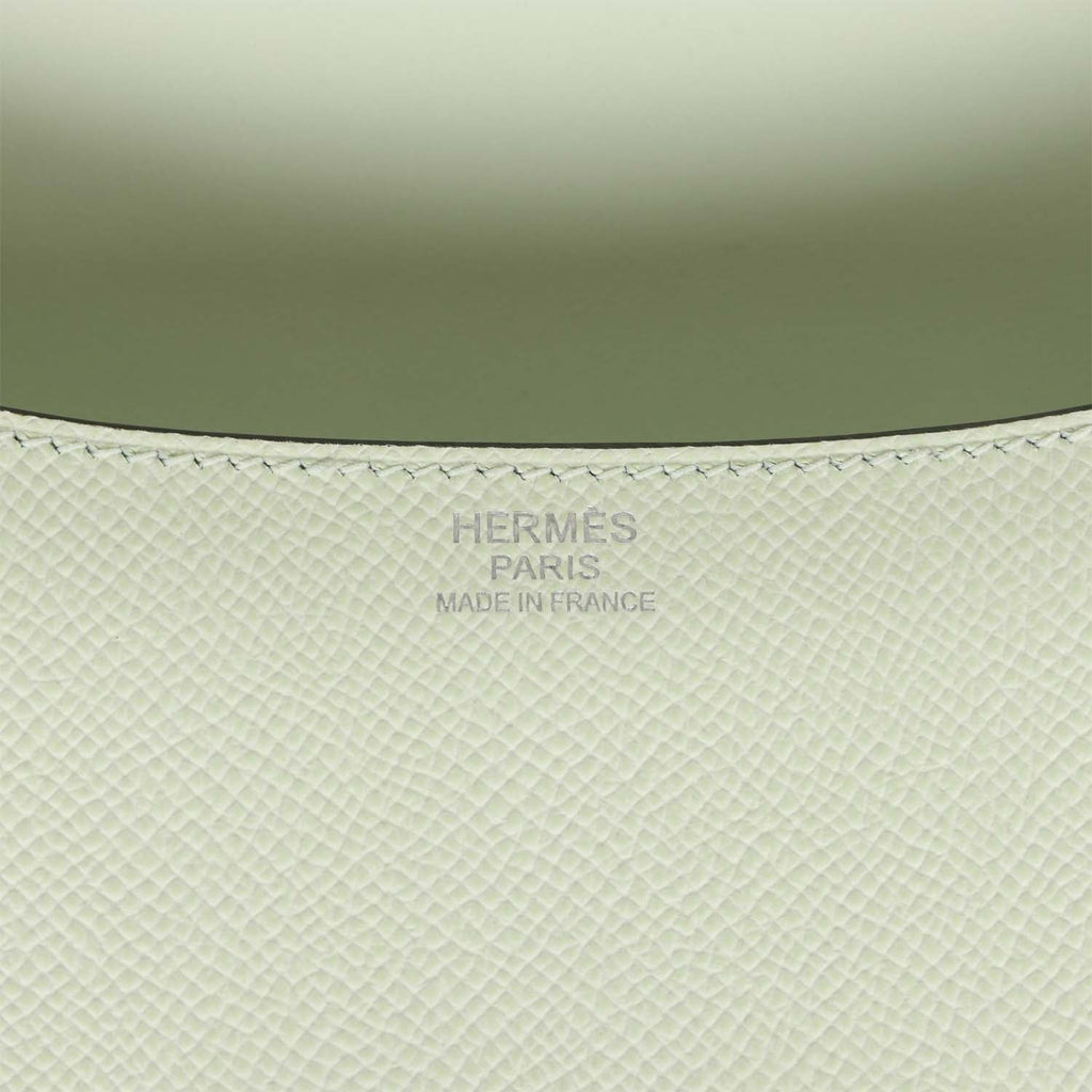 Hermes Constance 1-24 Vert Fizz Epsom Palladium Hardware