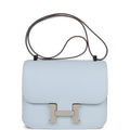 Hermes Constance 24 Bleu Brume Epsom Palladium Hardware