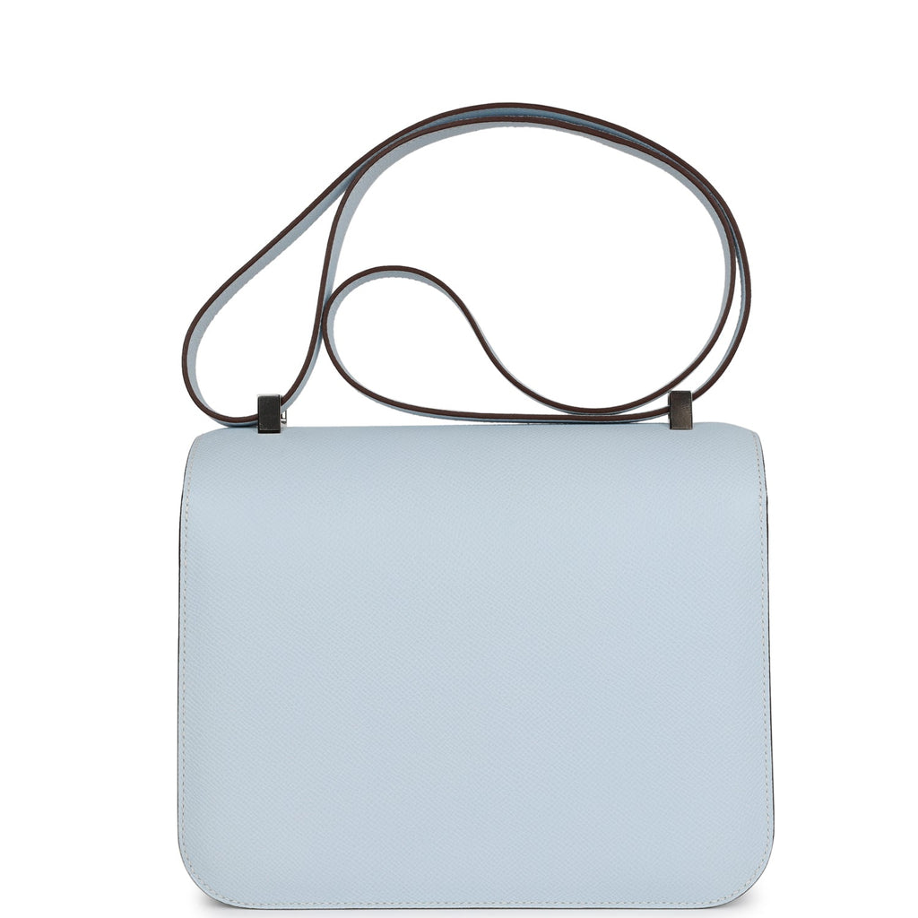 Hermes Constance 24 Bleu Brume Epsom Palladium Hardware