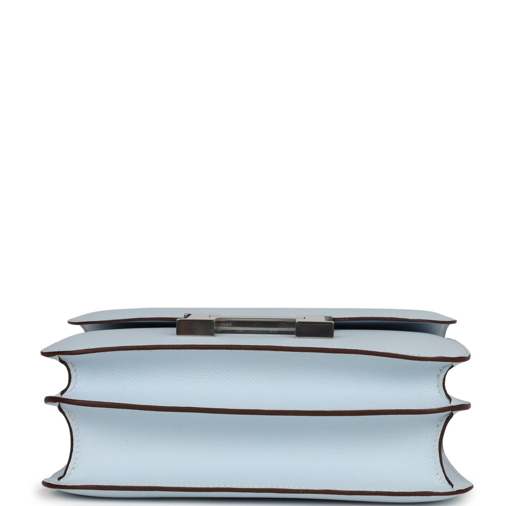Hermes Constance 24 Bleu Brume Epsom Palladium Hardware