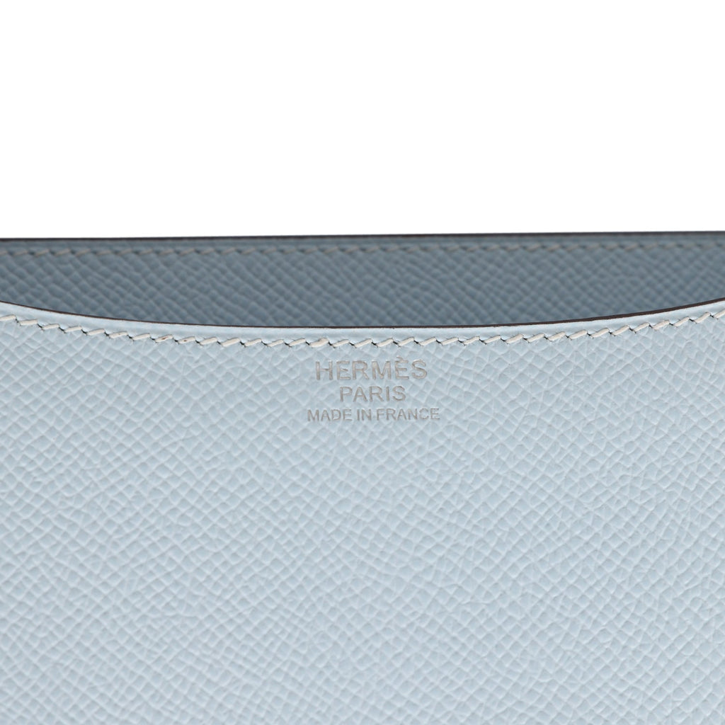 Hermes Constance 24 Bleu Brume Epsom Palladium Hardware