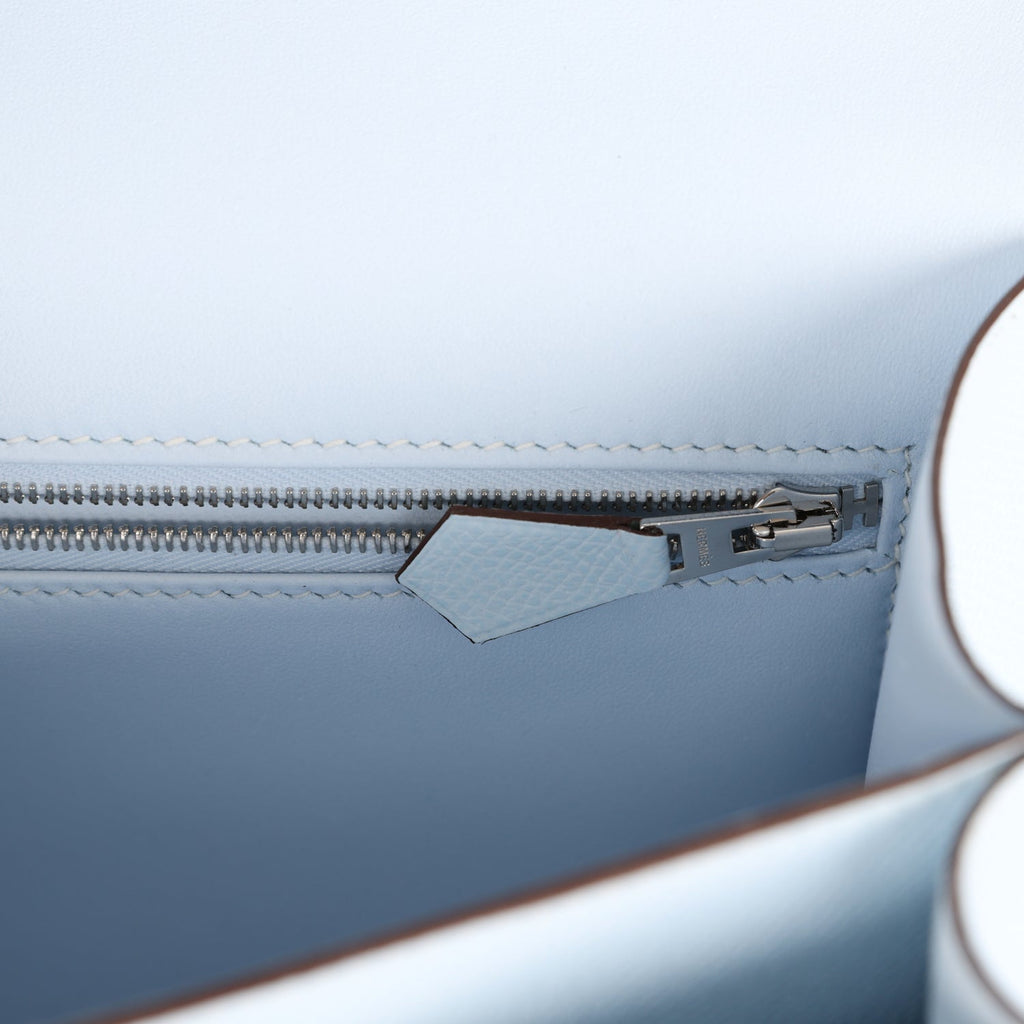 Hermes Constance 24 Bleu Brume Epsom Palladium Hardware