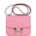 Hermes Constance 18 Bubblegum Epsom Palladium Hardware