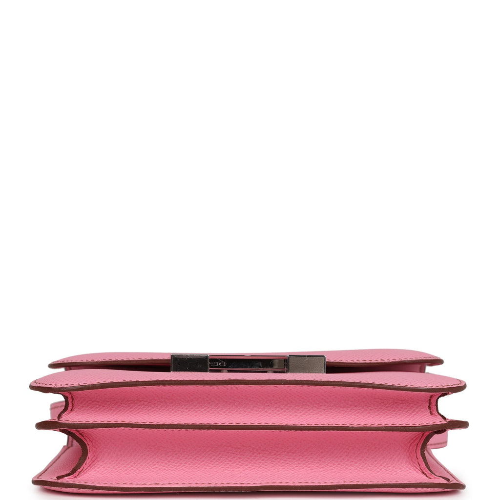Hermes Constance 18 Bubblegum Epsom Palladium Hardware