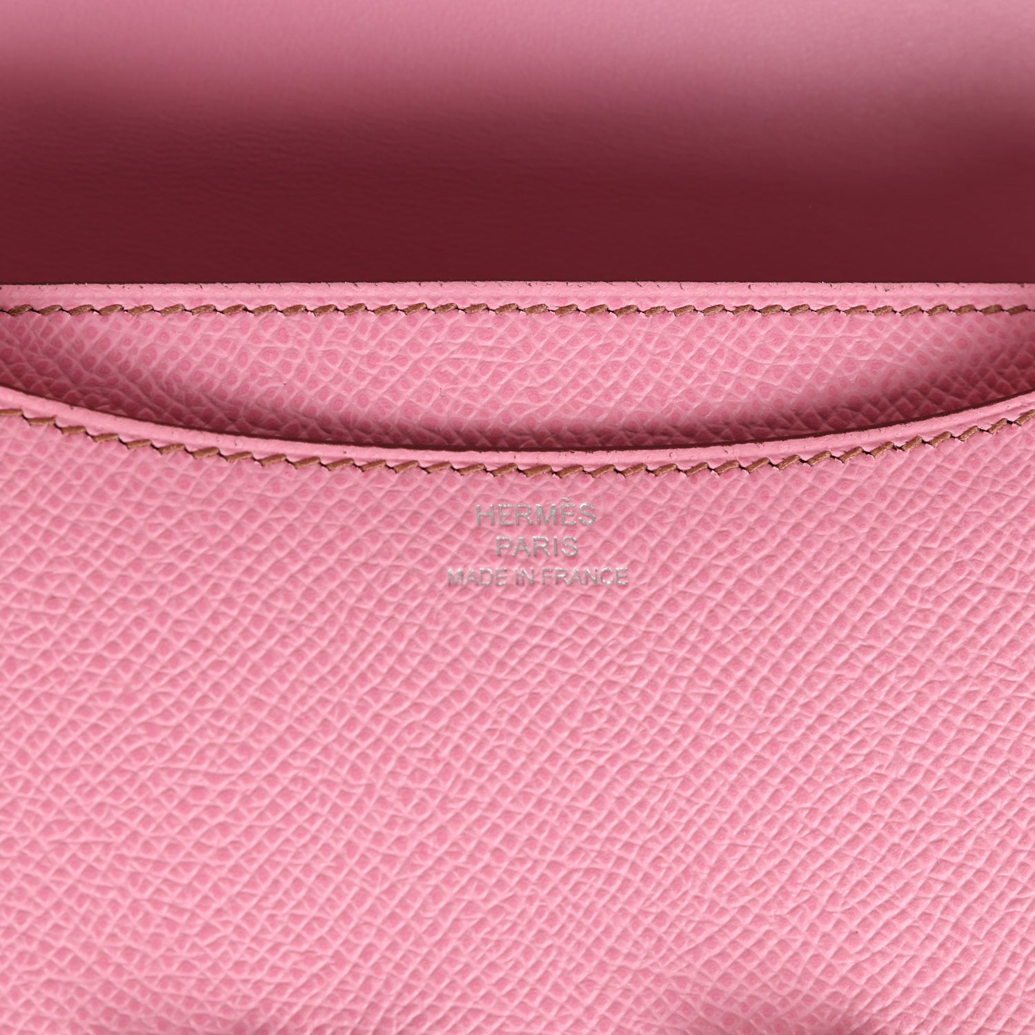 Hermes Constance 18 Bubblegum Epsom Palladium Hardware