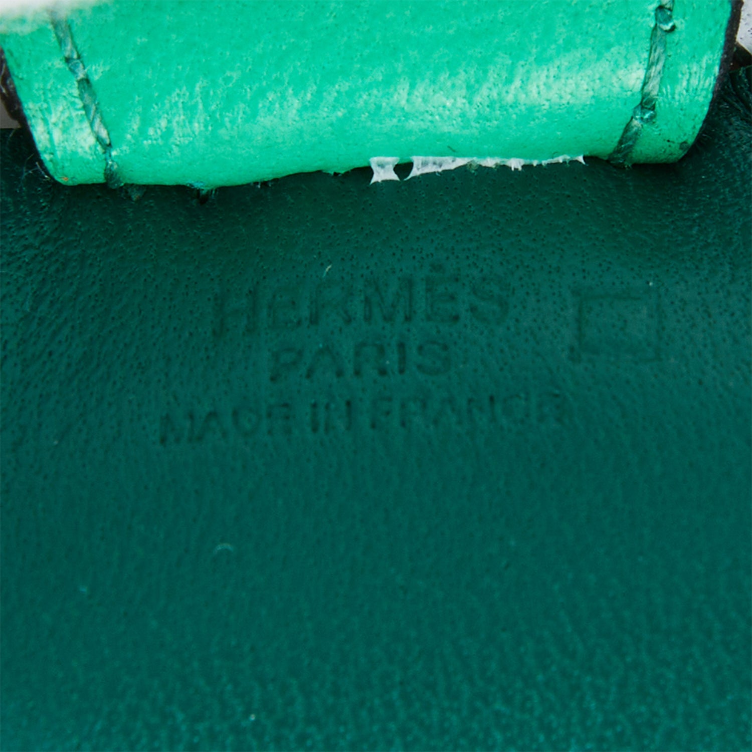Hermes Malachite/Menthe/Bleu Brume Grigri Horse Rodeo Touch Bag Charm PM
