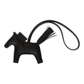 Hermes SO Black Horse Rodeo Touch Bag Charm PM