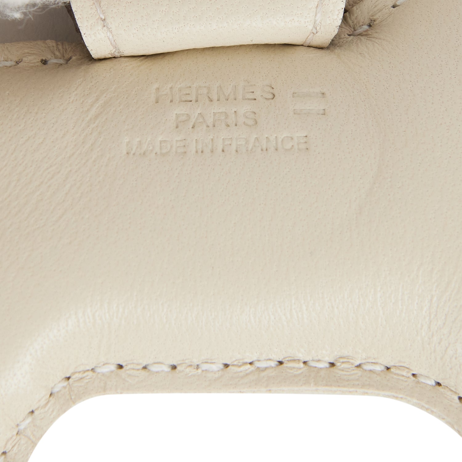 Hermes Craie and Ombre Lizard Horse Rodeo Touch Bag Charm PM