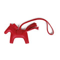 Hermes Rose Mexico Grigri Horse Rodeo Bag Charm PM