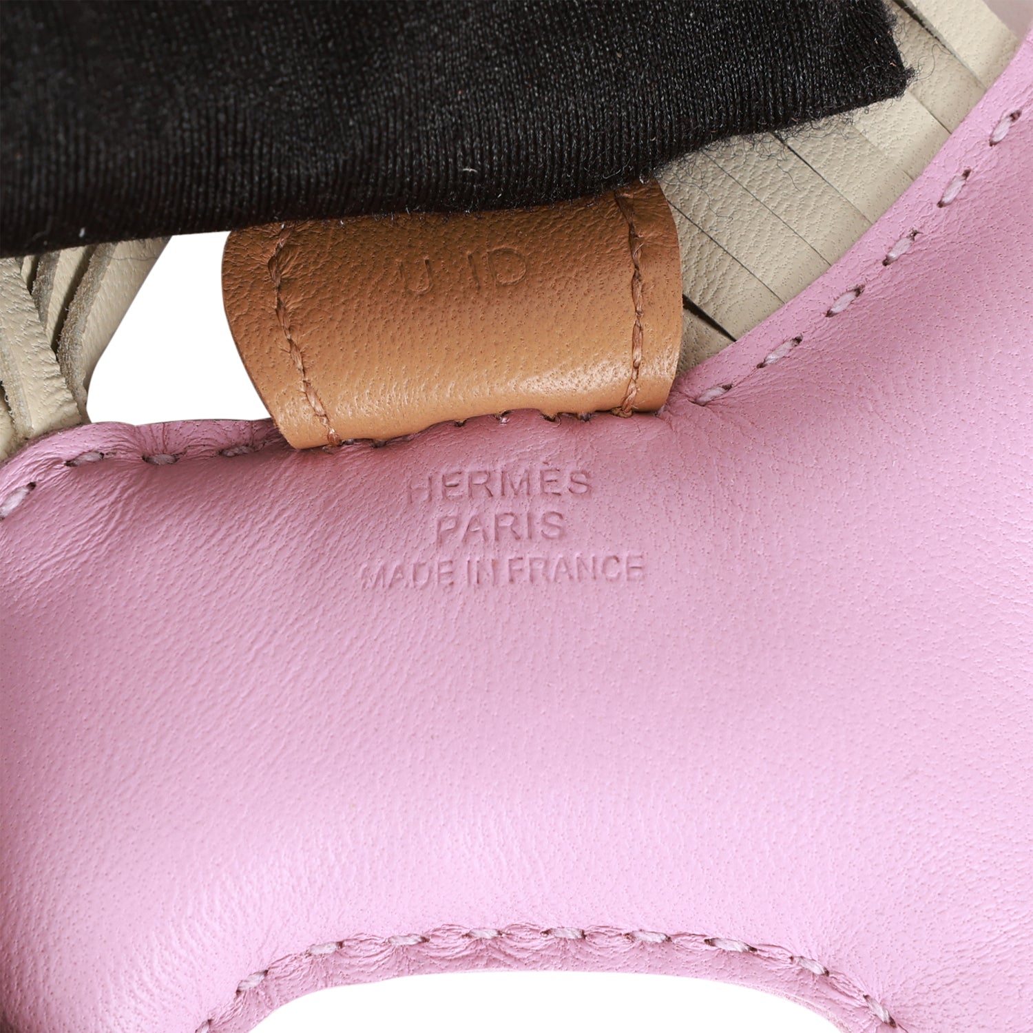 Hermes Mauve Sylvestre/Chai/Craie Grigri Horse Rodeo Bag Charm PM