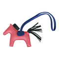 Hermes Rose Azalee/Vert Cypress/Bleu Electric Grigri Horse Rodeo Bag Charm PM