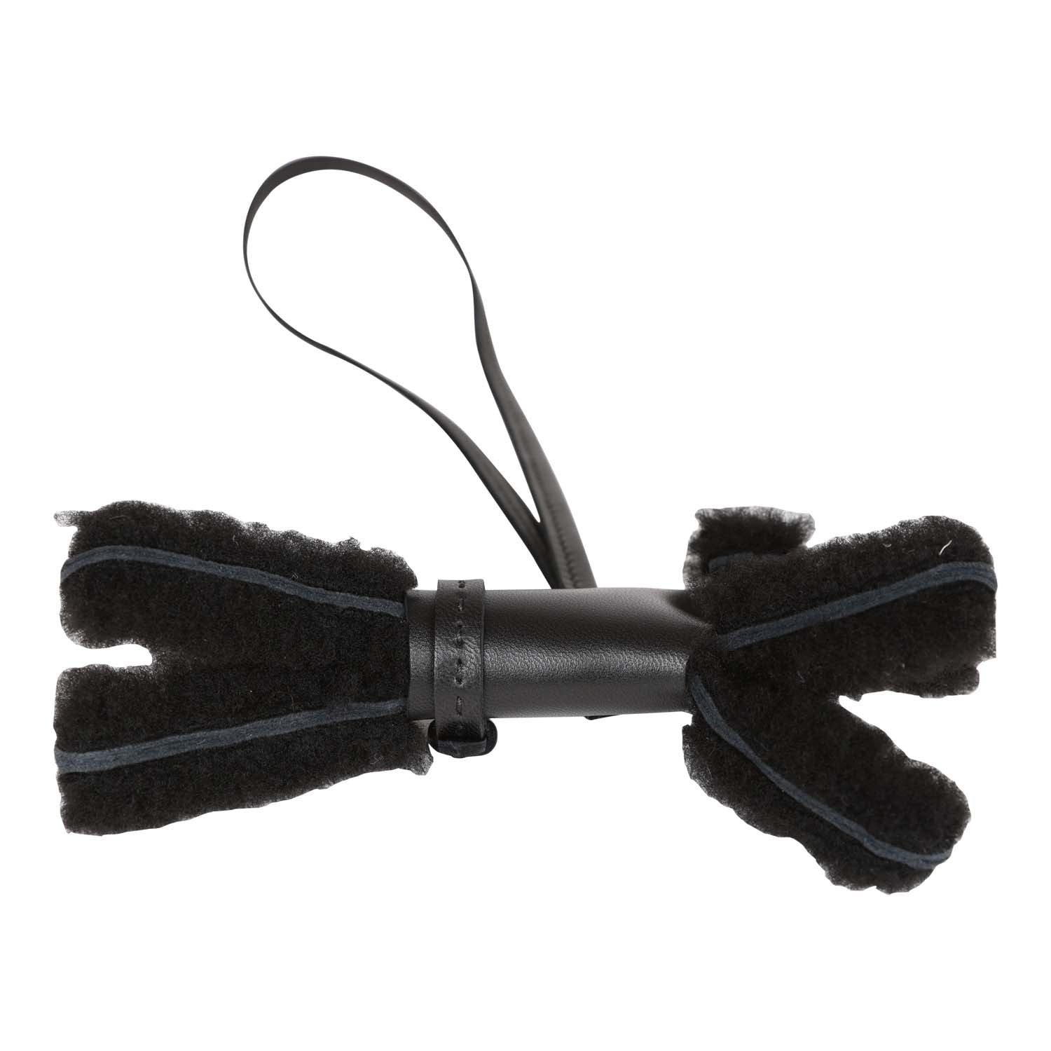 Hermes Black Buddy Punk Charm Palladium Hardware